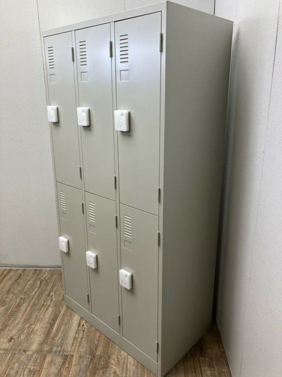 プラスダイヤル式6人用ロッカー 商品画像2