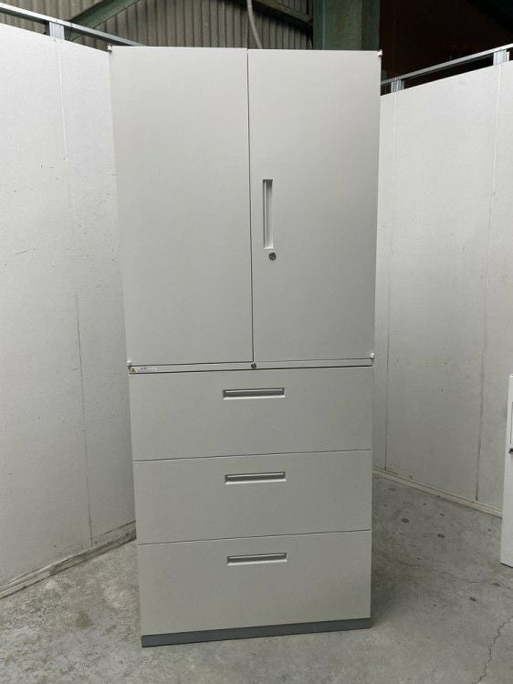 INABA/イナバTFシリーズ 両開きラテラル上下書庫 商品画像2