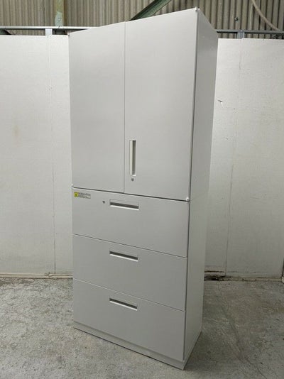 ウチダ（内田洋行）HS(ハイパーストレージ)シリーズ 両開きラテラル上下書庫 商品画像1