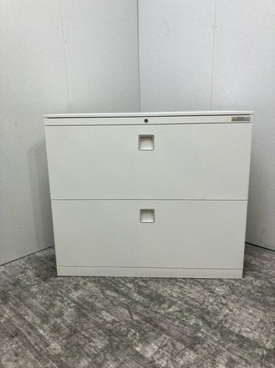 オカムラレクトラインシリーズ 天板付2段ラテラル書庫 商品画像1