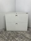 オカムラレクトラインシリーズ 天板付2段ラテラル書庫 商品画像1
