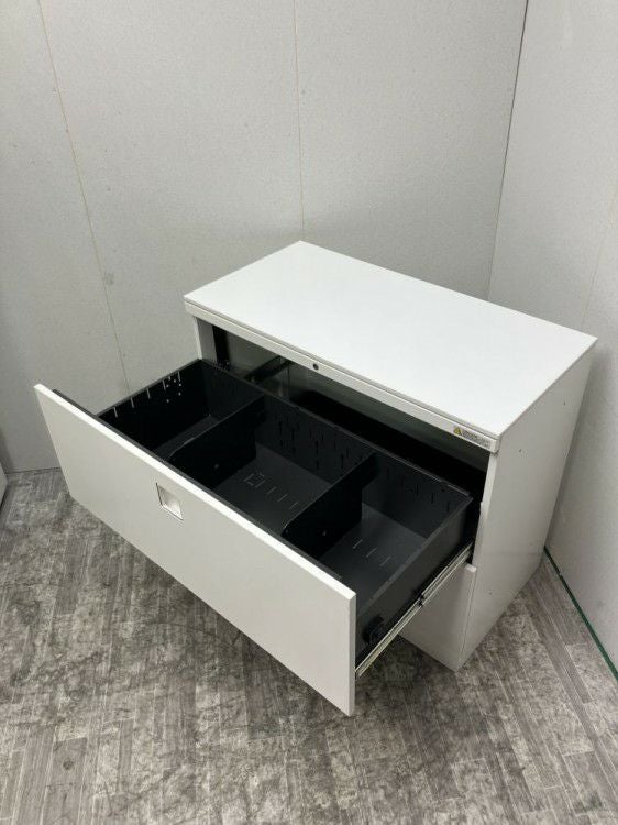 オカムラレクトラインシリーズ 天板付2段ラテラル書庫 商品画像4