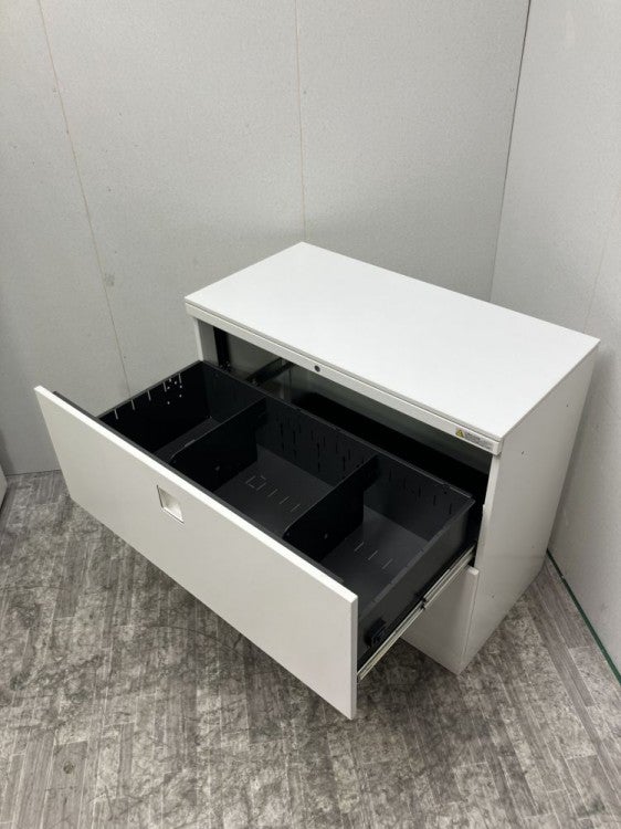 オカムラレクトラインシリーズ 天板付2段ラテラル書庫 商品画像4