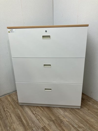 イトーキシンラインシリーズ 天板付3段ラテラル書庫 商品画像1