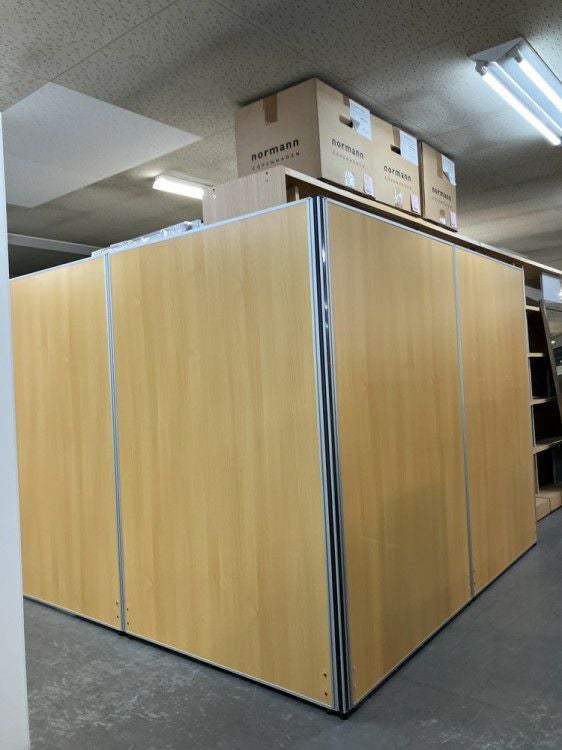 4連L型パーテーション 商品画像1