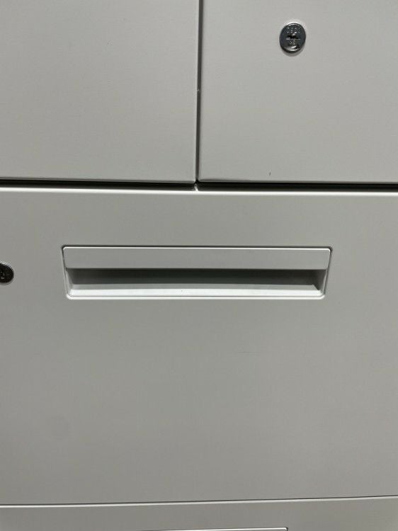 ウチダ（内田洋行）HS(ハイパーストレージ)シリーズ 両開きラテラル上下書庫 商品画像8