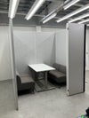 イトーキLight Boothシリーズ（ブース本体） セミクローズ型ミーティングブースセット 商品画像2