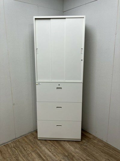 イトーキシンラインシリーズ 3扉引違い・3段ラテラル上下書庫 商品画像1