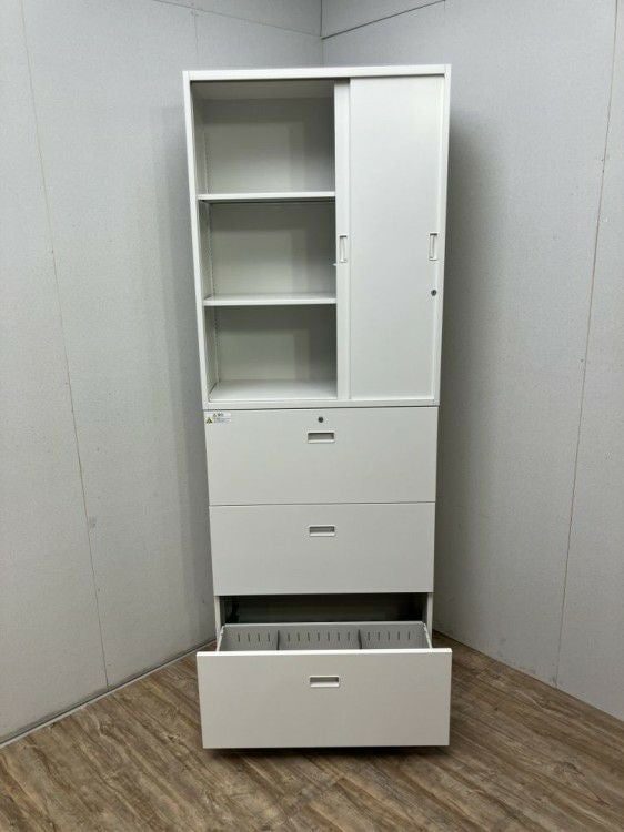 イトーキシンラインシリーズ 3扉引違い・3段ラテラル上下書庫 商品画像4
