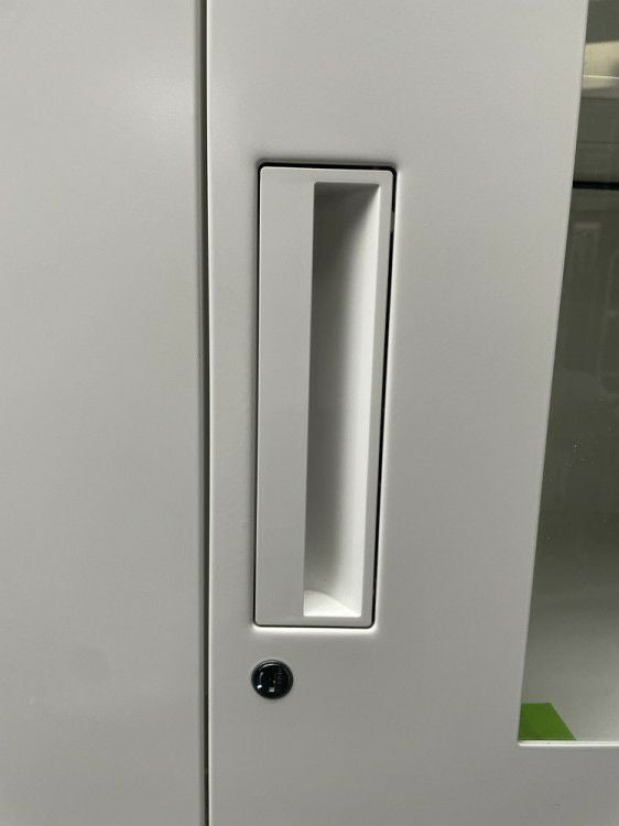 コクヨEDIA(エディア)シリーズ ガラス両開きクリアケース上下書庫 商品画像7