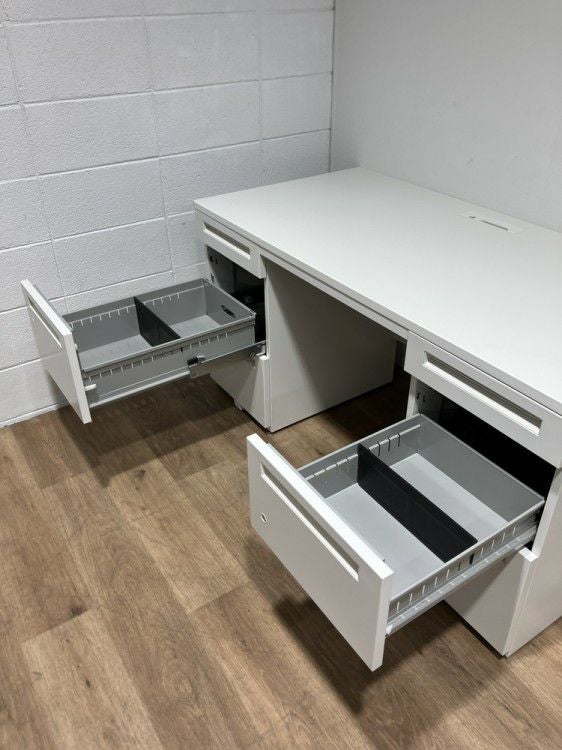 ウチダ（内田洋行）SCAENA（スカエナ）シリーズ　Sタイプ 1400両袖デスク 商品画像6