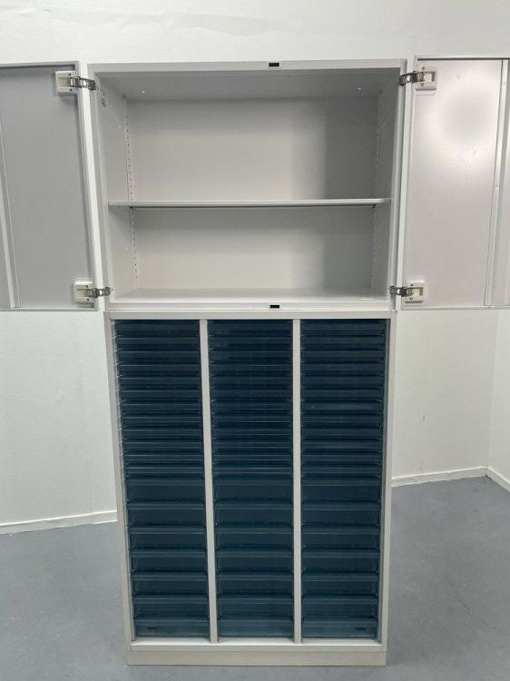 コクヨEDIA(エディア)シリーズ 両開きクリアトレー上下書庫 商品画像8