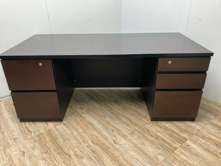 オカムラ 役員室用1600両袖デスク DX051A MM19| 無限堂ネットショップ