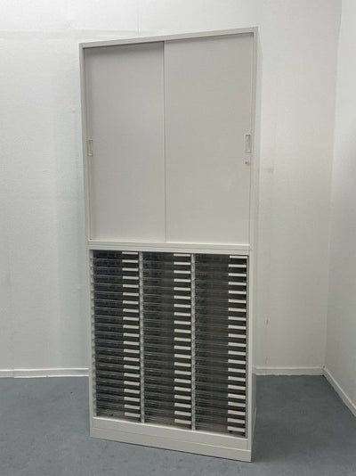 イトーキシンラインシリーズ スライドクリアトレー上下書庫 商品画像1