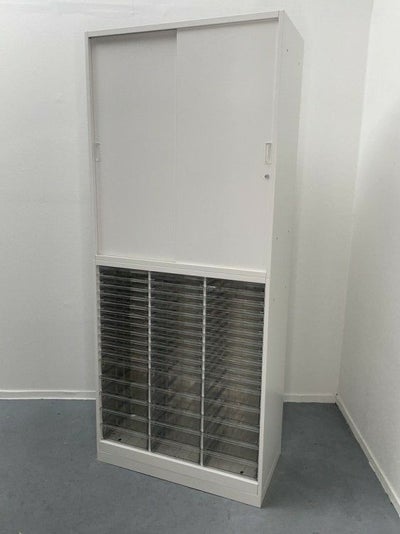 イトーキシンラインシリーズ スライドクリアトレー上下書庫 商品画像1