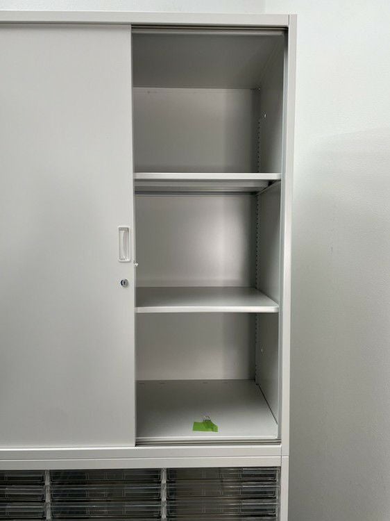 イトーキシンラインシリーズ スライドクリアトレー上下書庫 商品画像8