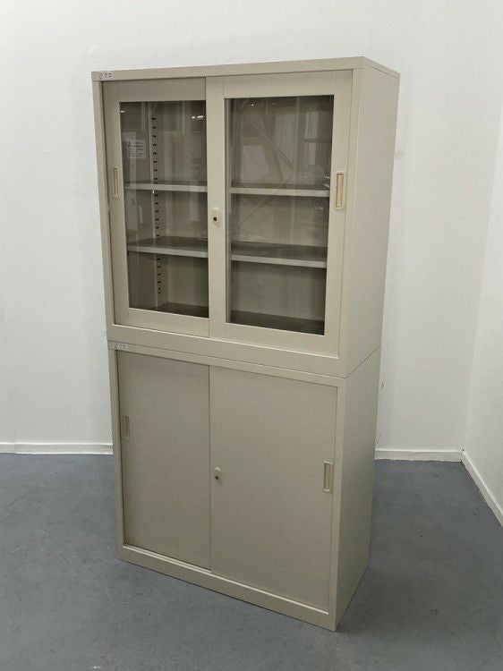 SEIKO FAMILY（生興） ガラススライド上下書庫 商品画像1