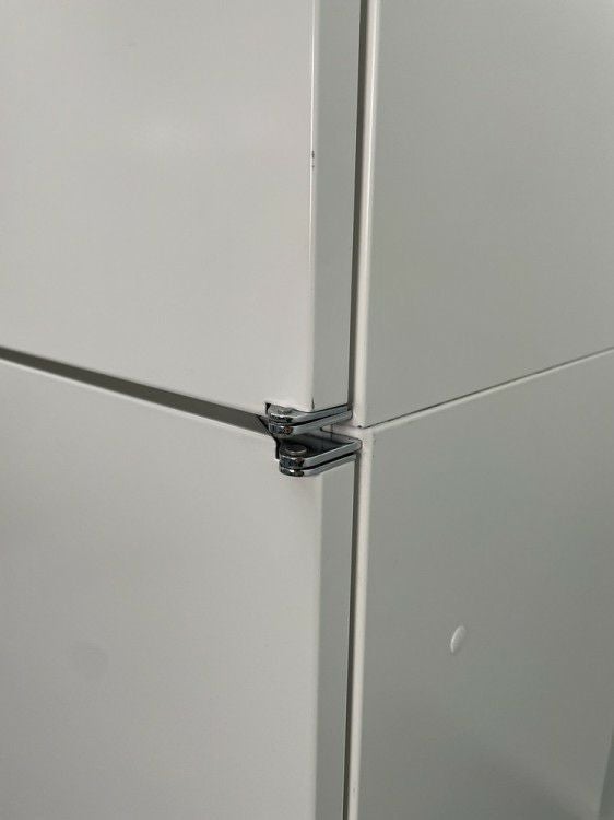 プラスシンラインシリーズ 両開きクリアトレー上下書庫 商品画像5