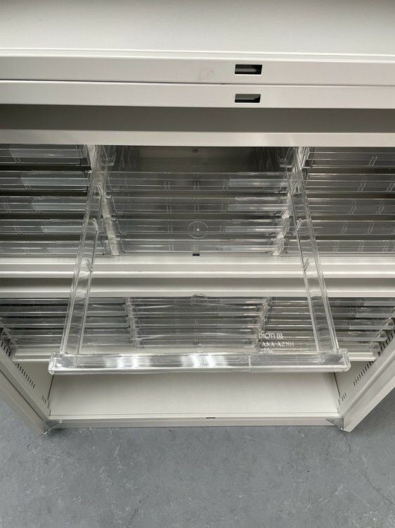 プラスシンラインシリーズ 両開きクリアトレー上下書庫 商品画像12