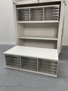 プラスシンラインシリーズ 両開きクリアトレー上下書庫 商品画像13