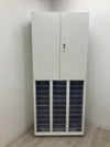 プラスLX-5(エルエックス-ファイブ)シリーズ 両開きクリアトレー上下書庫 商品画像2
