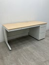 プラスUSシリーズ 1600片袖デスク 商品画像1