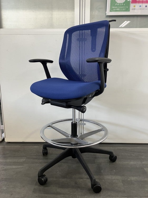 オカムラSylphy(シルフィー)チェア 固定肘付ハイチェア 商品画像1