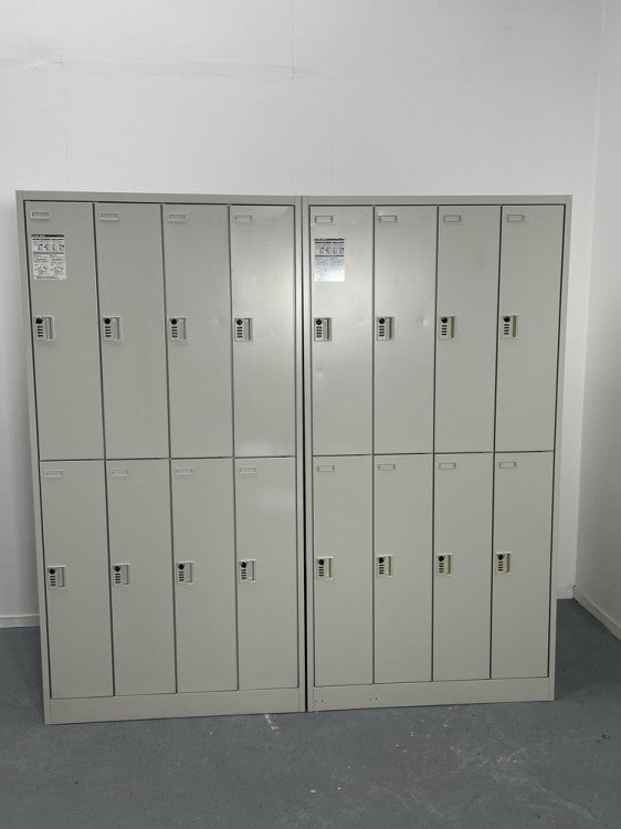 オカムラ 8人用ロッカー2台セット 45H8FE Z13| 無限堂ネットショップ