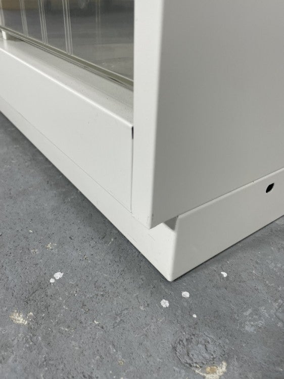 イトーキシンラインシリーズ 両開きクリアトレー上下書庫 商品画像6