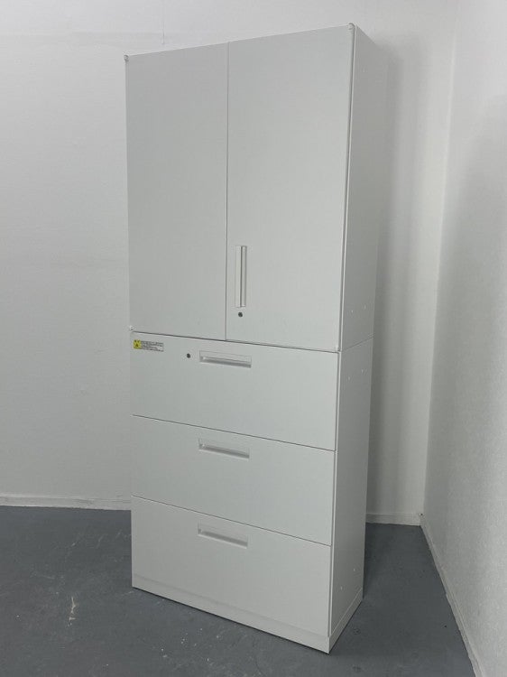 ウチダ（内田洋行）HS(ハイパーストレージ)シリーズ 両開きラテラル上下書庫 商品画像1