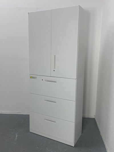 ウチダ（内田洋行）HS(ハイパーストレージ)シリーズ 両開きラテラル上下書庫 商品画像1