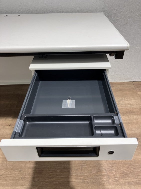 プラスフラットラインシリーズ 1400平デスク＋ワゴンセット 商品画像7