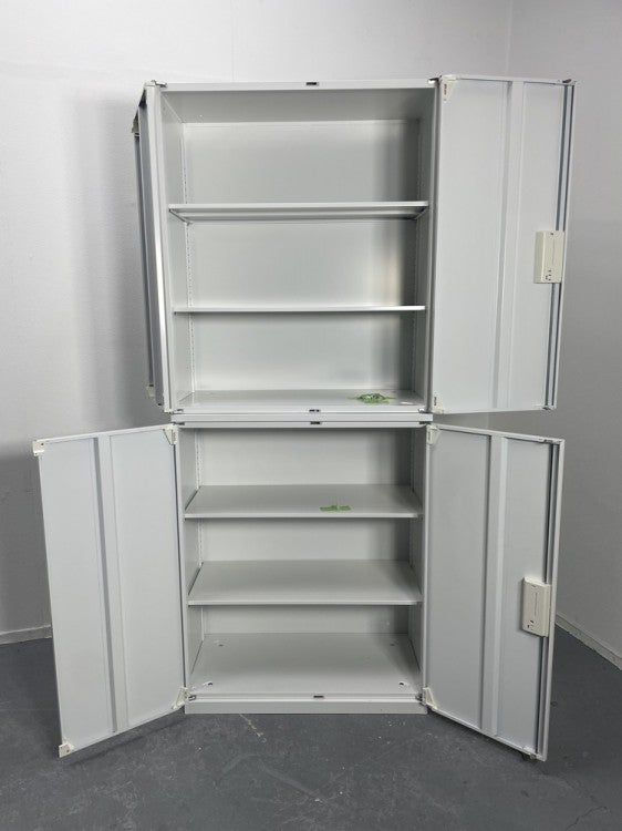 ウチダ（内田洋行）BEストレージシリーズ 両開き上下書庫 商品画像8