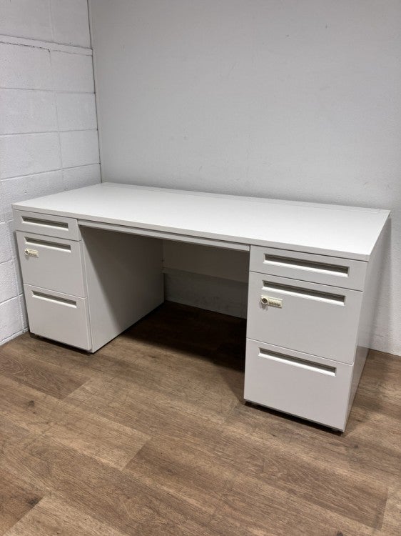 ウチダ（内田洋行）SCAENA(スカエナ)シリーズ　Kタイプ 1600両袖デスク 商品画像1