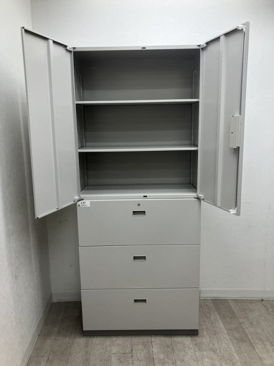 イトーキシンラインシリーズ 両開きラテラル上下書庫 商品画像9