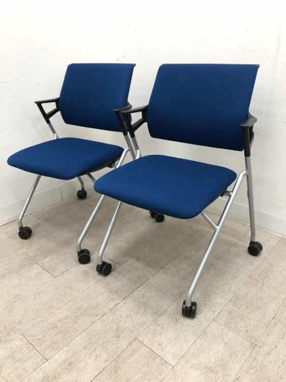 コクヨピエガチェア ネスティングチェア2脚セット 商品画像1