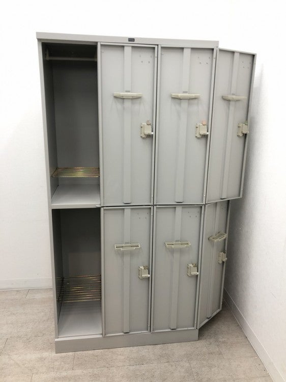 ウチダ（内田洋行）NF型シリーズ 6人用ロッカー 商品画像6