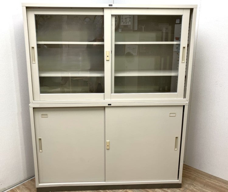 オカムラ 天板付両開き書庫 4B313F ZH25| 無限堂ネットショップ