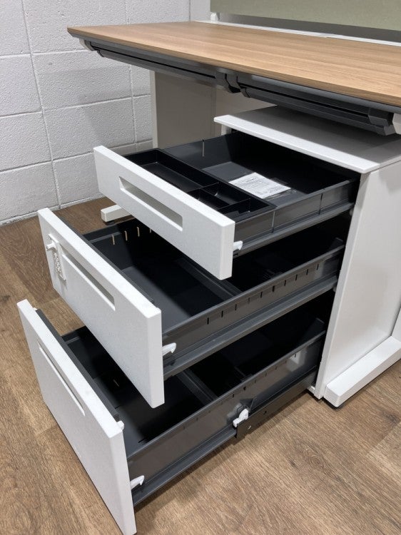 コクヨisシリーズ 1200平デスク＋ワゴン 商品画像8