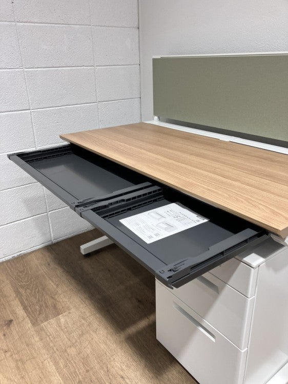 コクヨisシリーズ 1200平デスク＋ワゴン 商品画像11