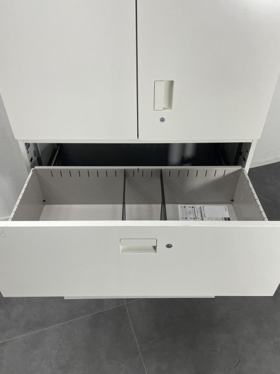 イトーキeSキャビネット(エスキャビネット)シリーズ 両開きラテラル上下書庫 商品画像13