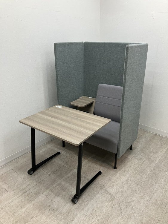 オカムラライブスシリーズ パーソナルブース+パーソナルテーブルセット 商品画像3