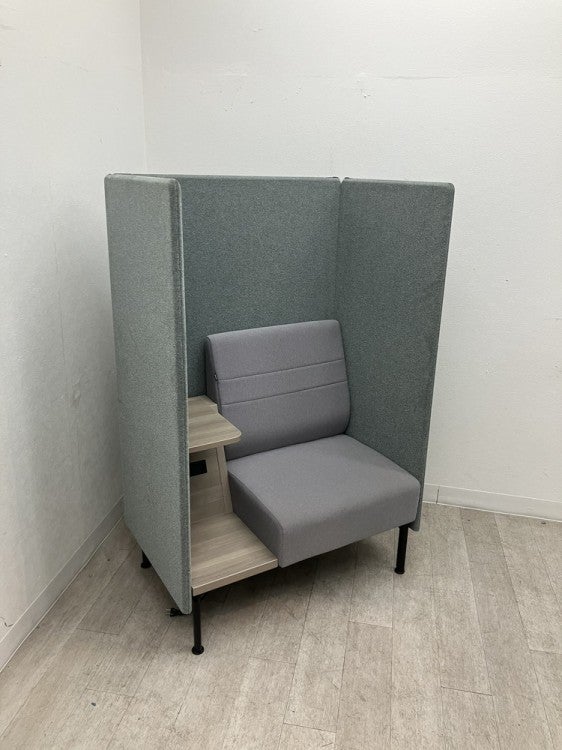 オカムラライブスシリーズ パーソナルブース+パーソナルテーブルセット 商品画像4