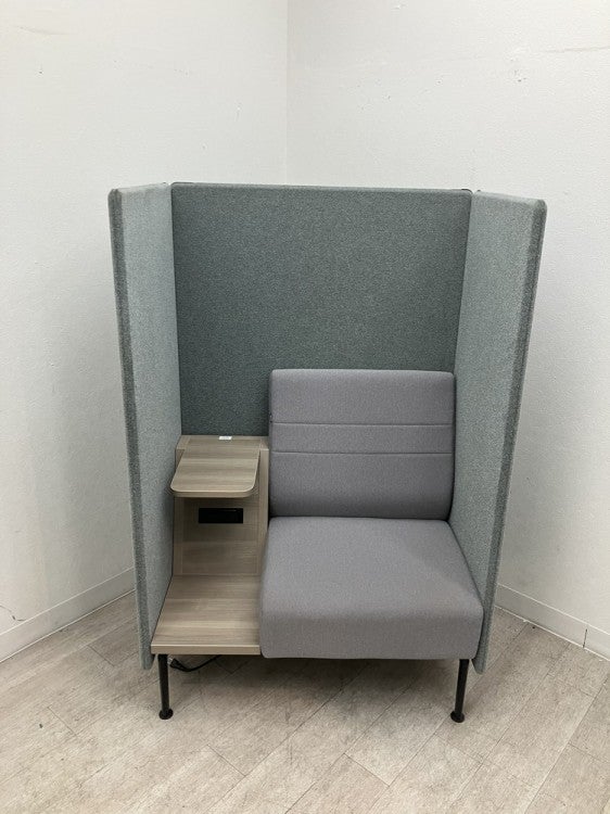 オカムラライブスシリーズ パーソナルブース+パーソナルテーブルセット 商品画像5