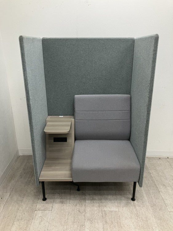 オカムラライブスシリーズ パーソナルブース+パーソナルテーブルセット 商品画像9