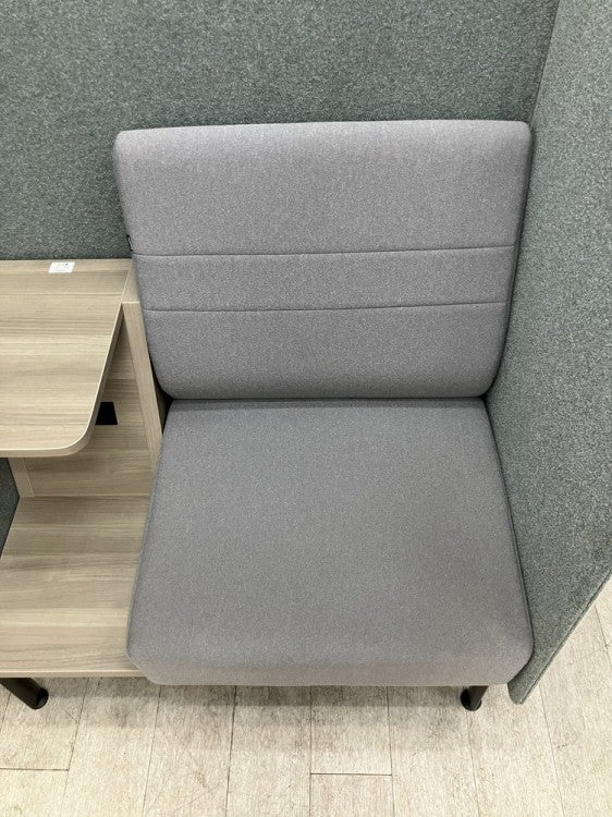 オカムラライブスシリーズ パーソナルブース+パーソナルテーブルセット 商品画像10