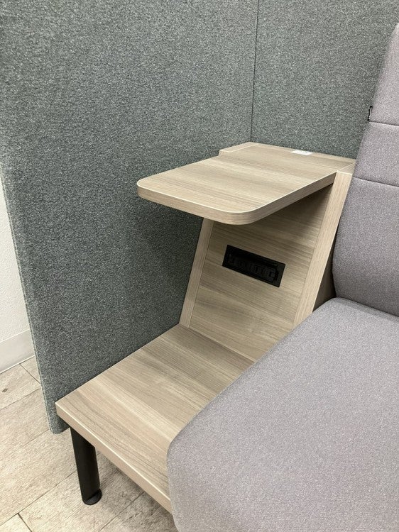 オカムラライブスシリーズ パーソナルブース+パーソナルテーブルセット 商品画像14