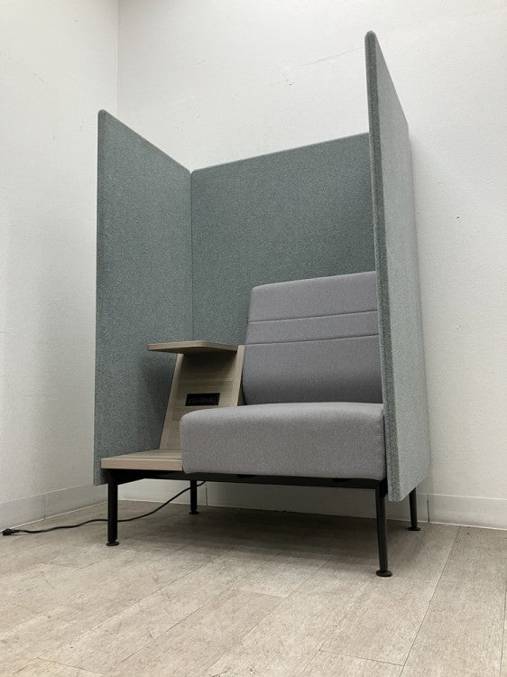 オカムラライブスシリーズ パーソナルブース+パーソナルテーブルセット 商品画像18