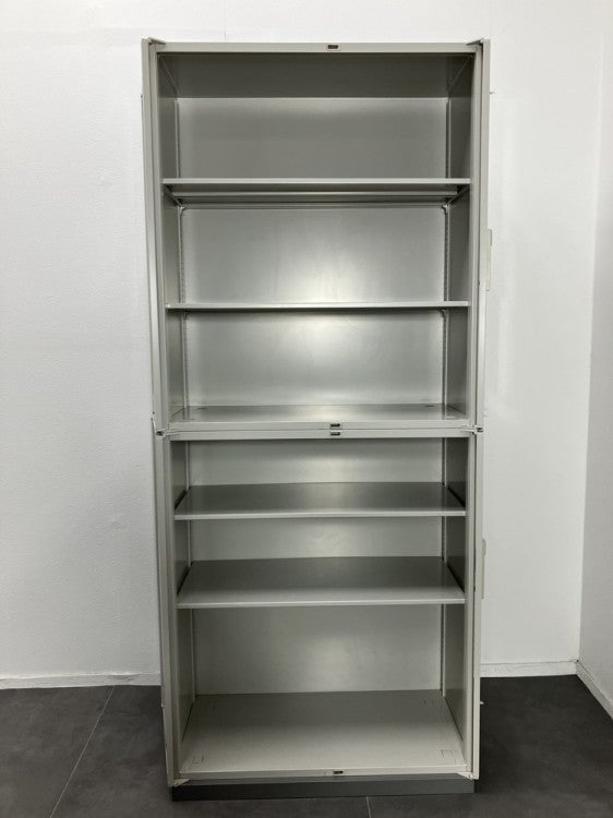 ナイキNWシリーズ ガラス両開き上下書庫 商品画像8