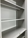 ナイキNWシリーズ ガラス両開き上下書庫 商品画像9